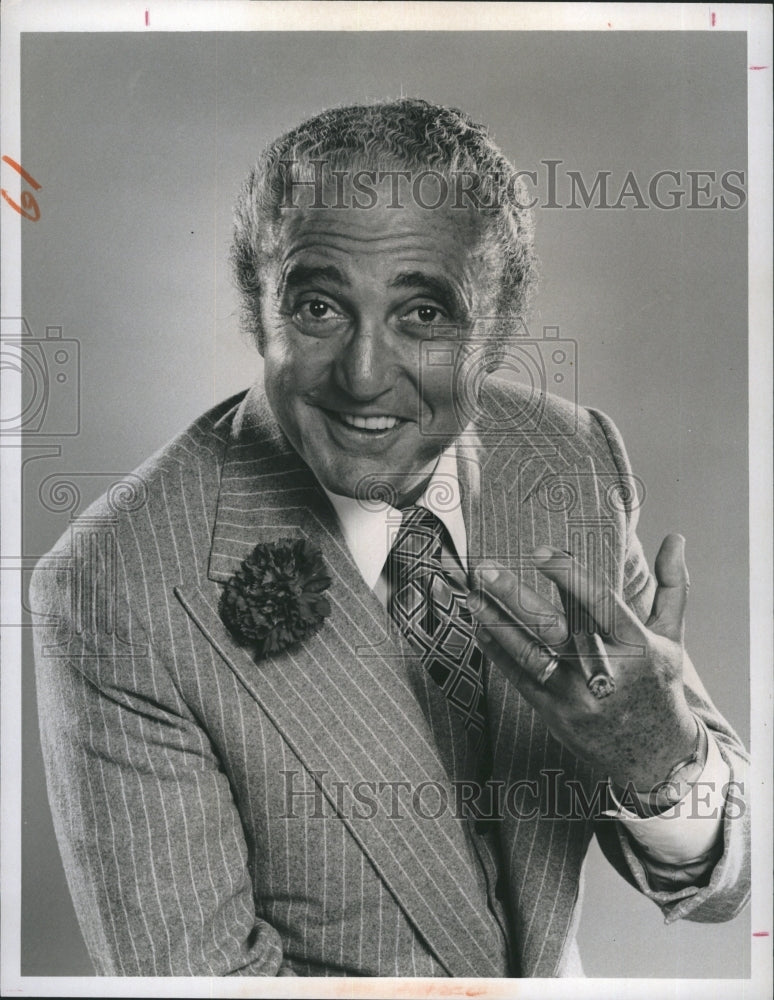 1975 Press Photo Sheldon Leonard stars in "Big Eddie" - RSH37561 - Historic Images