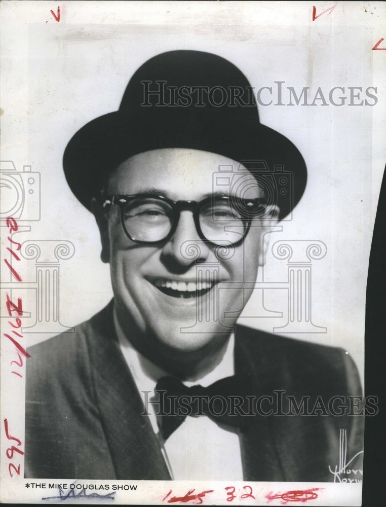 1967 Press Photo Jack E. Leonard of the Mike Douglas Show. - RSH37571 - Historic Images