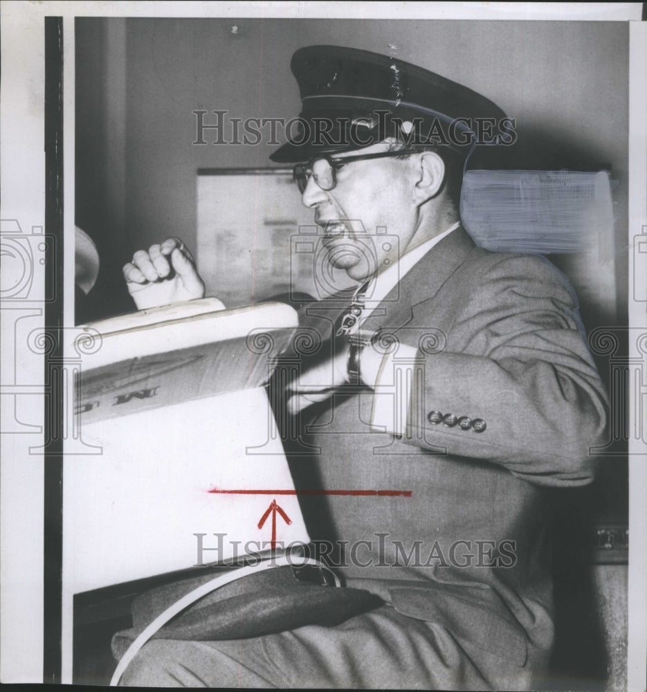 1955 Press Photo Harry Lev in NY. - Historic Images