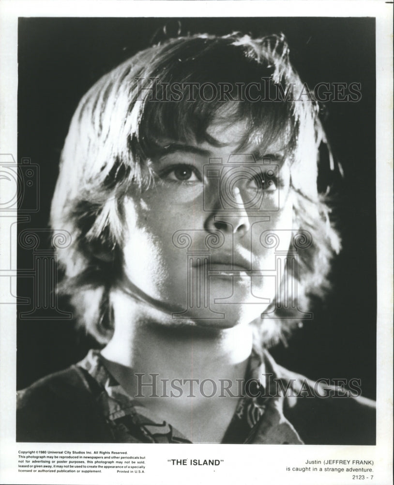 1980 Press Photo Jeffery Frank in "the Island" - Historic Images