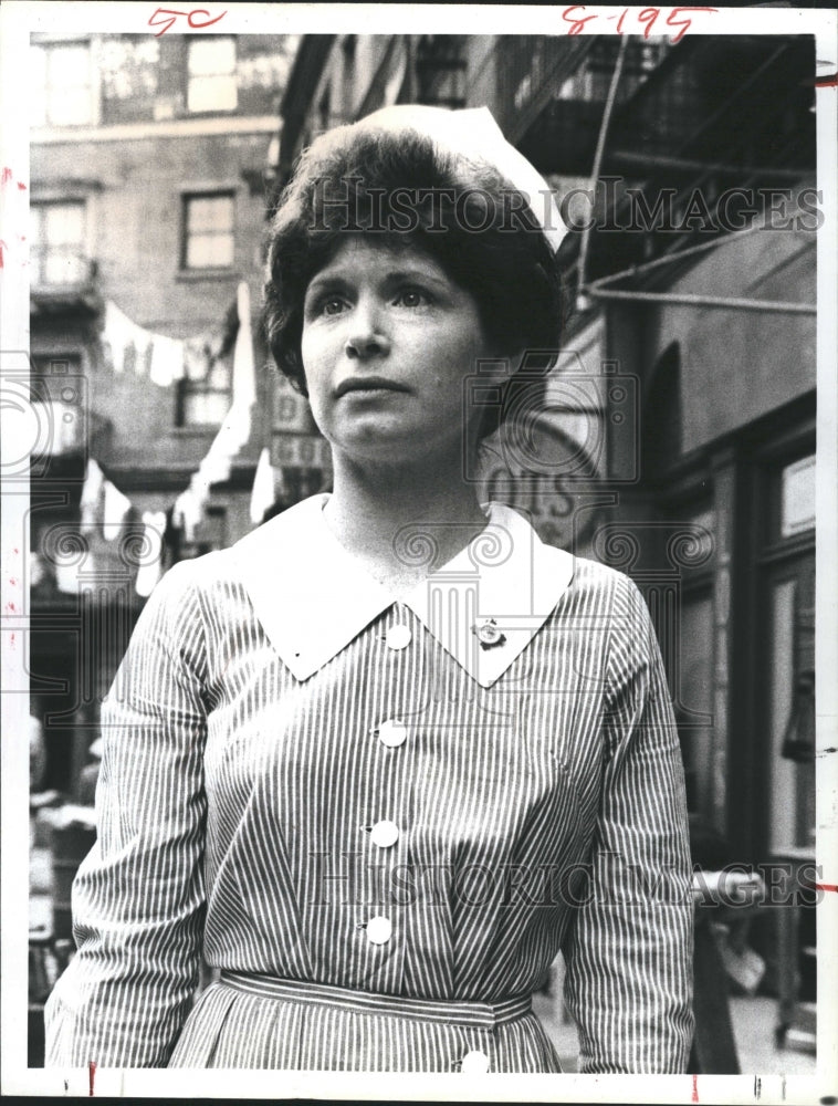 1980 Press Photo Actress Bonnie Franklin in Portrait of a Rebel: Margaret Sanger - Historic Images