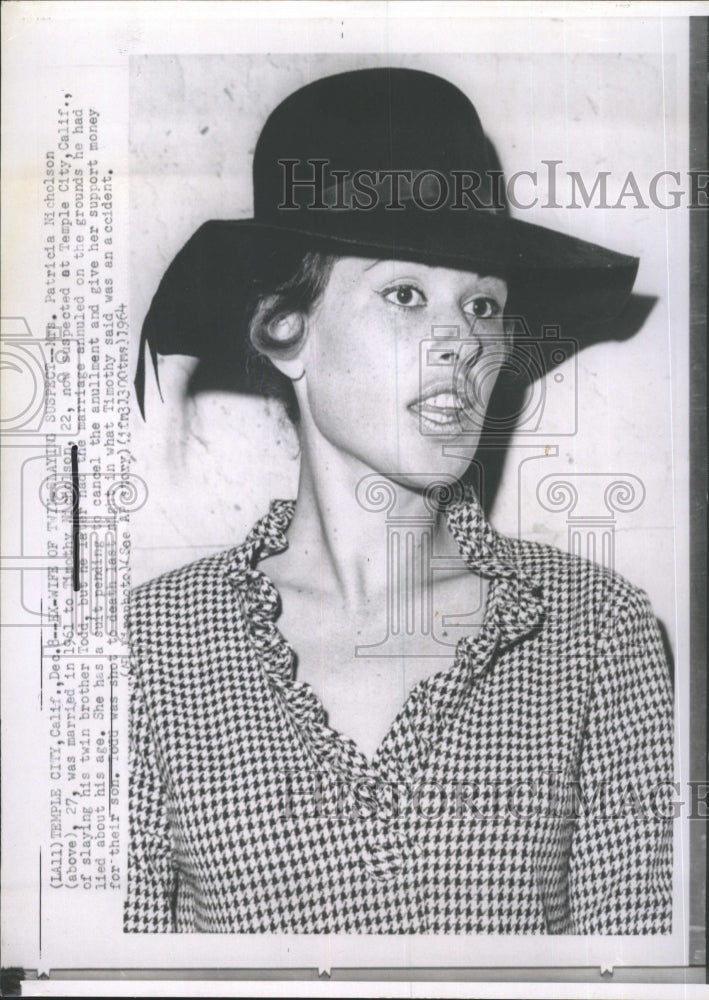 1964 Press Photo Timothy Nicholson shows in the picture. - RSH38369 - Historic Images