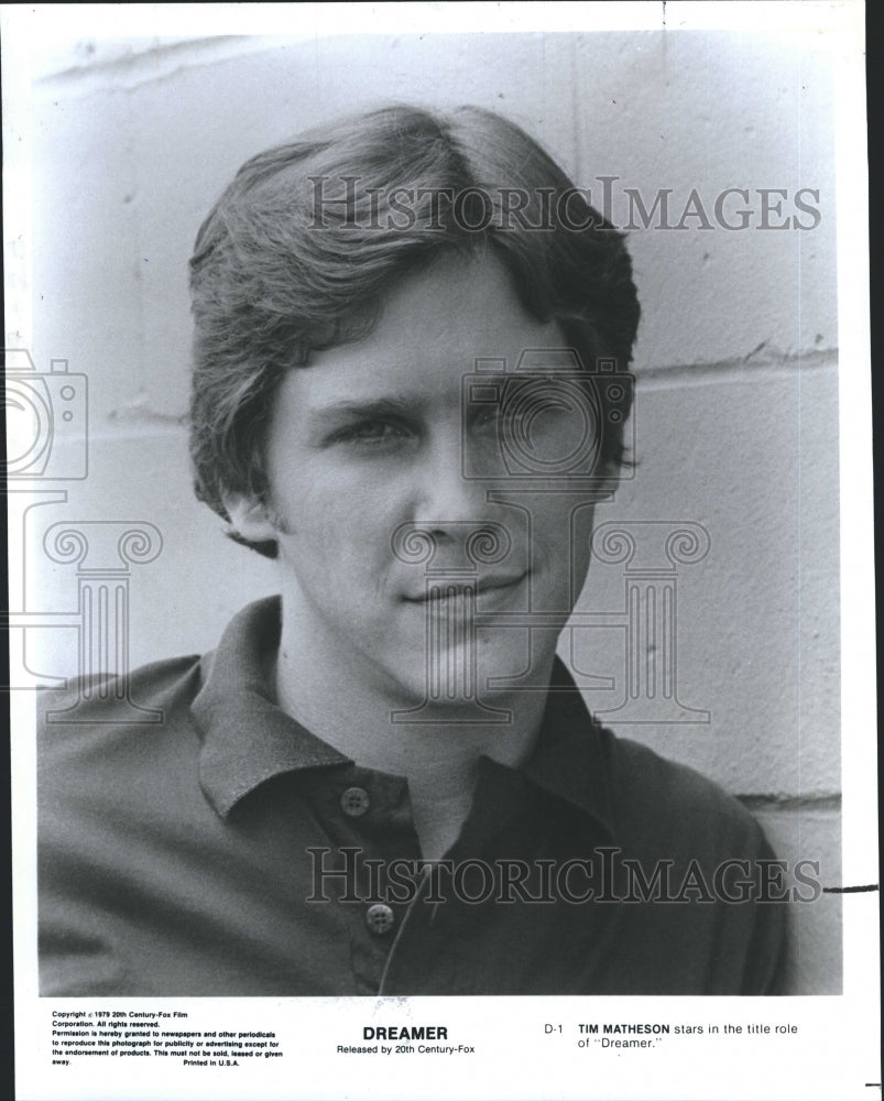 1979 Press Photo Tim Matheson stars in &quot;Dreamer&quot;, a 20th Century Fox film - Historic Images