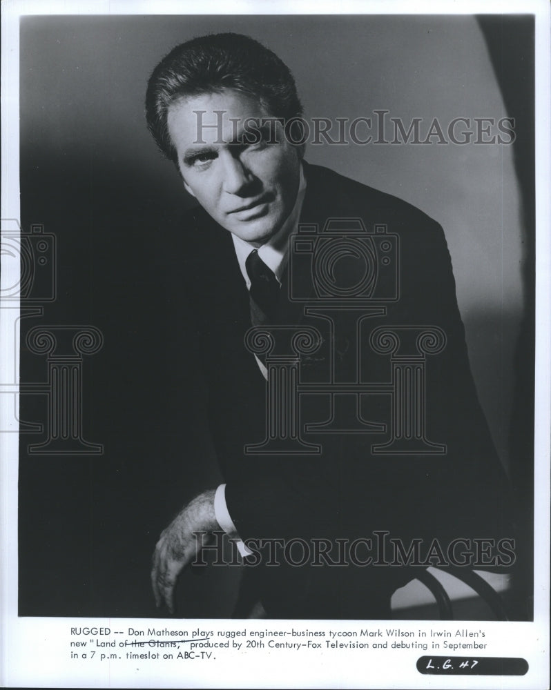 1972 Press Photo Don Mathenson American television actor. - Historic Images