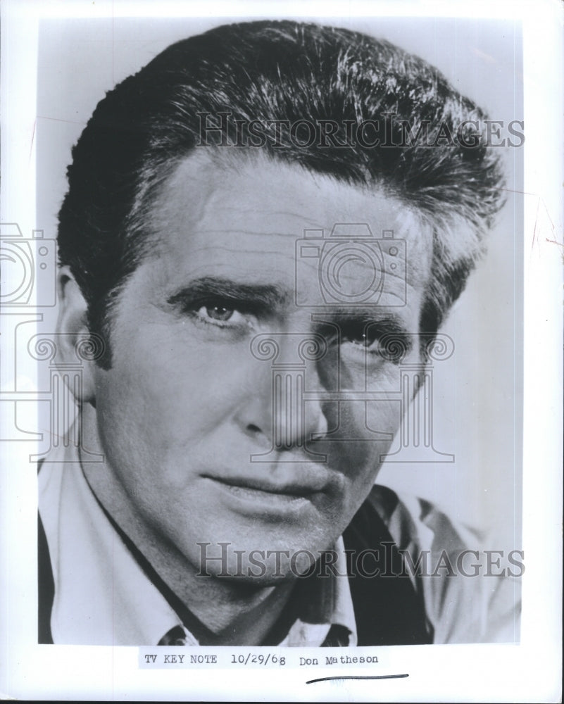 1969 Press Photo Don Mathenson American television actor. - Historic Images