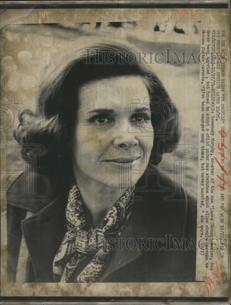 1974 Press Photo Rosemary Murphy Lucas Tanner - Historic Images