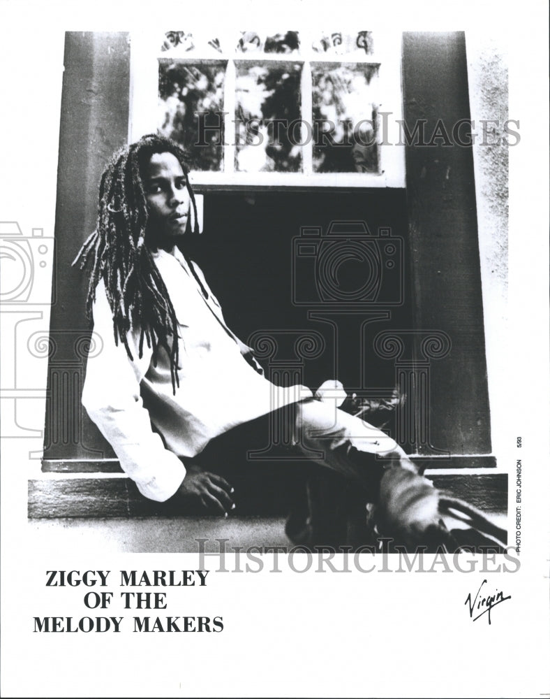 Press Photo Ziggy Marley of the Melody Makers - Historic Images