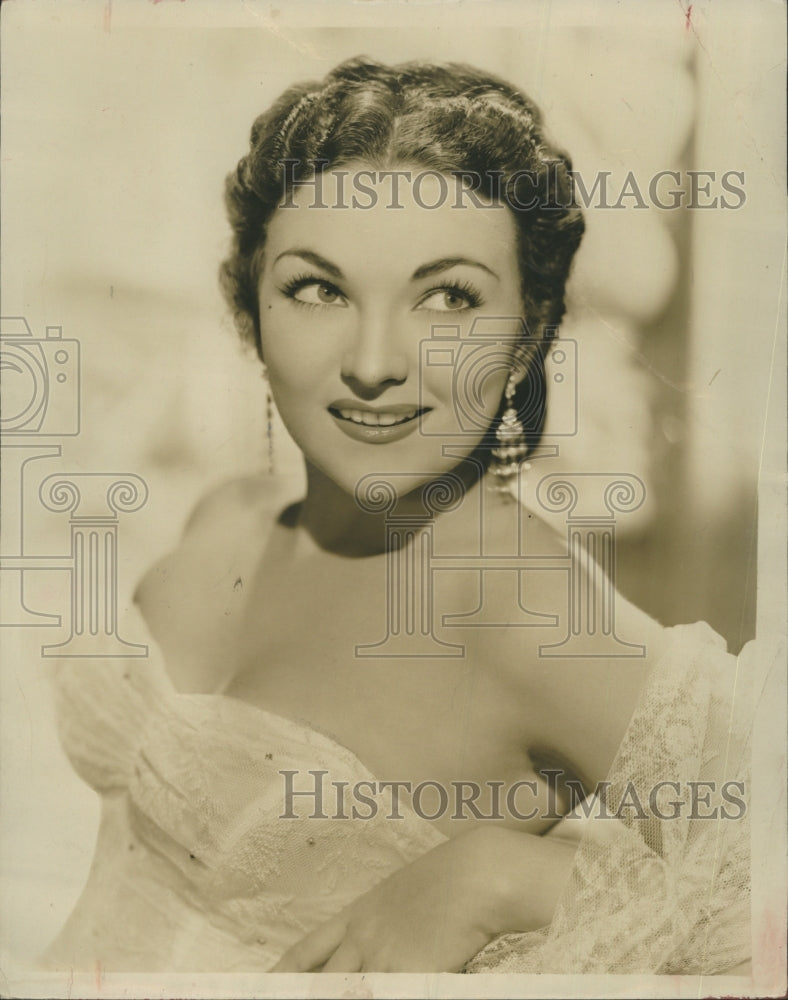 Press Photo Marion Marlowe, singer and actress. - Historic Images