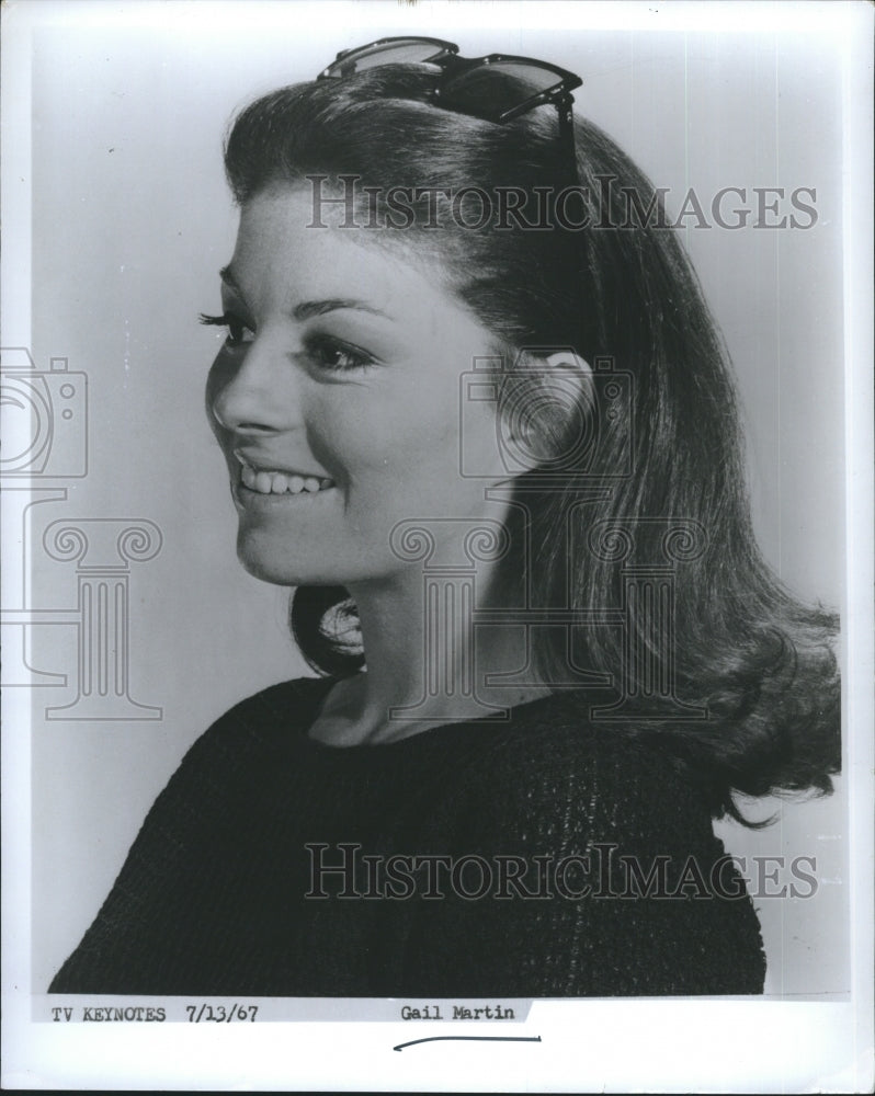 1967 Press Photo Author Gail Martin - Historic Images