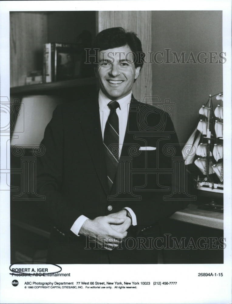 Press Photo Robert Iger a businessman - Historic Images