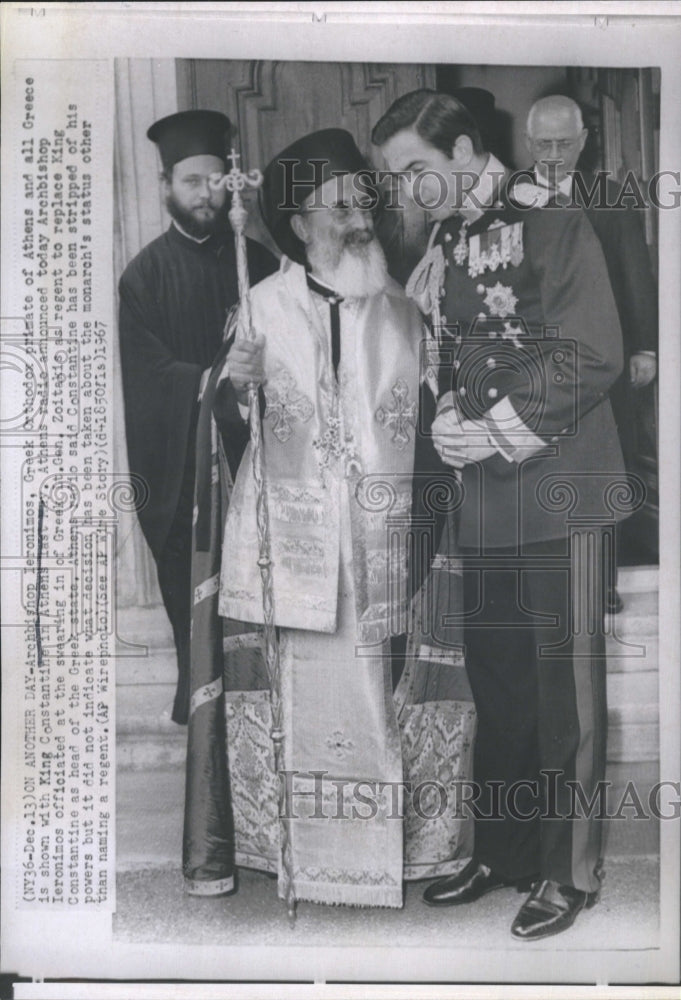 1967 Press Photo Archbishop Leronimos - RSH39101 - Historic Images