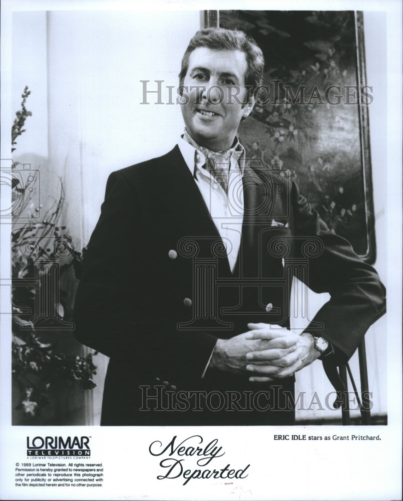 1989 Press Photo Eric Idle stars as Grant Pritchard in Lorimar's "Nearly Departed" - Historic Images