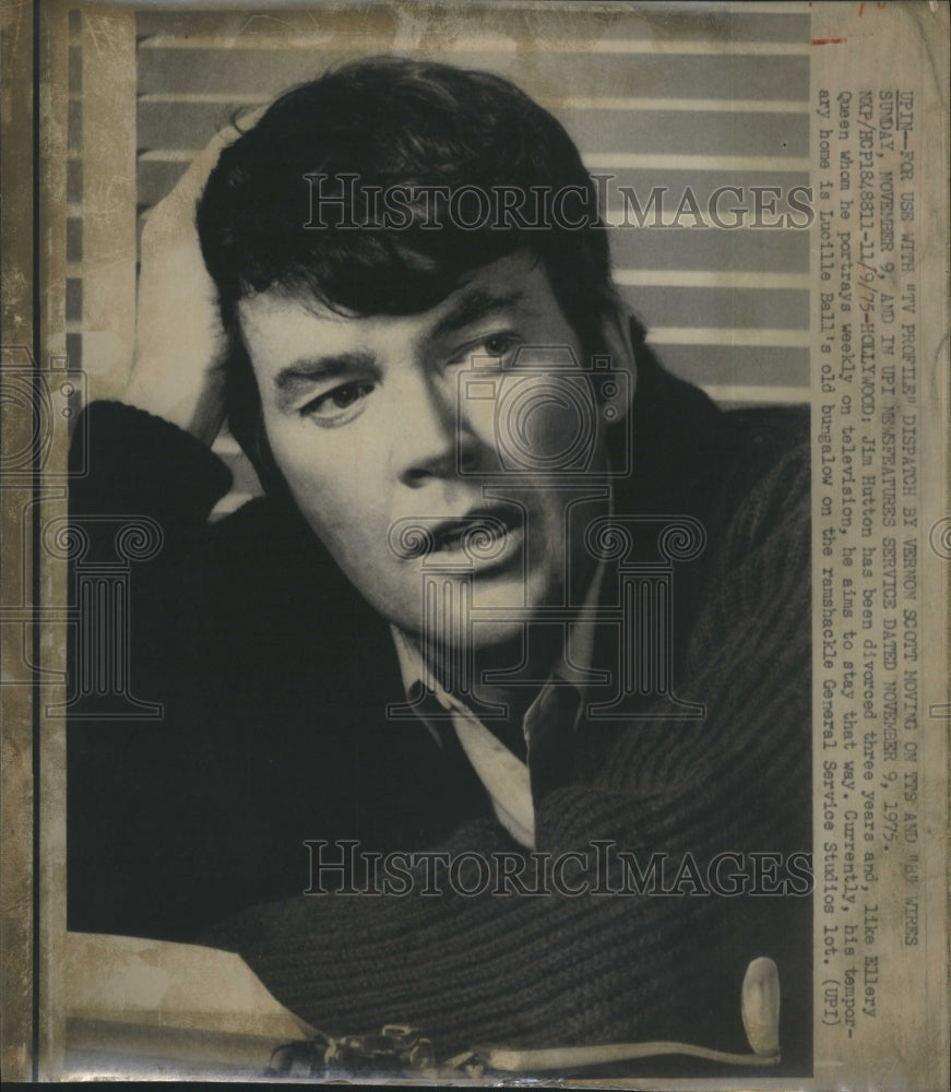 1975 Press Photo Actor Jim Hutton - Historic Images