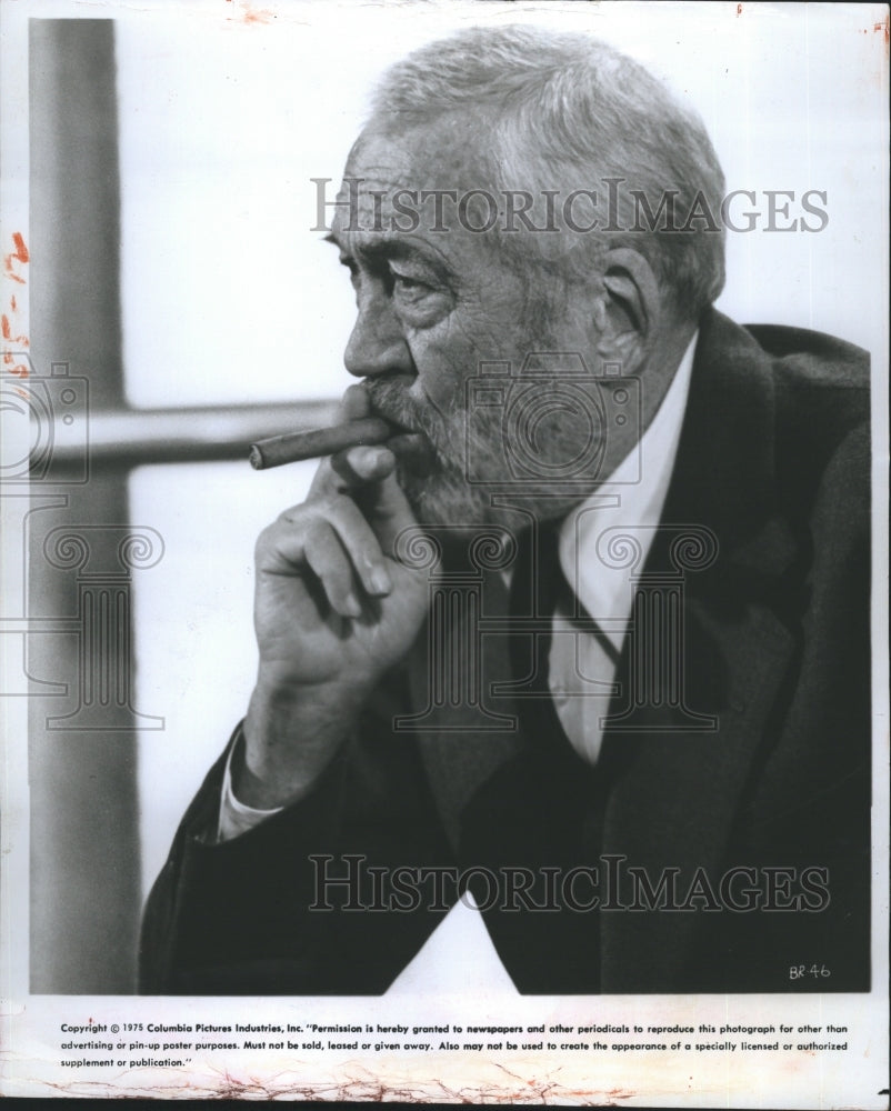 1976 Press Photo John Houston American film director, screenwriter and actor. - Historic Images