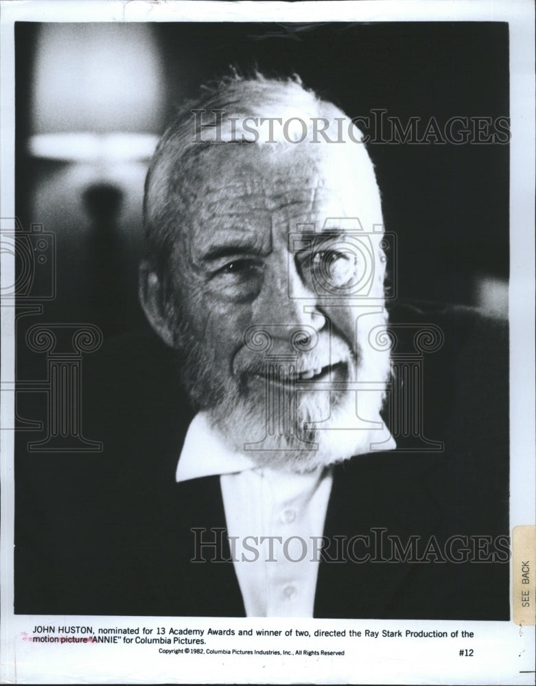 1982 Press Photo Director John Huston nominated for Academy Awards - RSH39315 - Historic Images