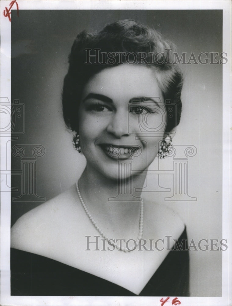 1959 Press Photo Miss Fay Martin - Historic Images