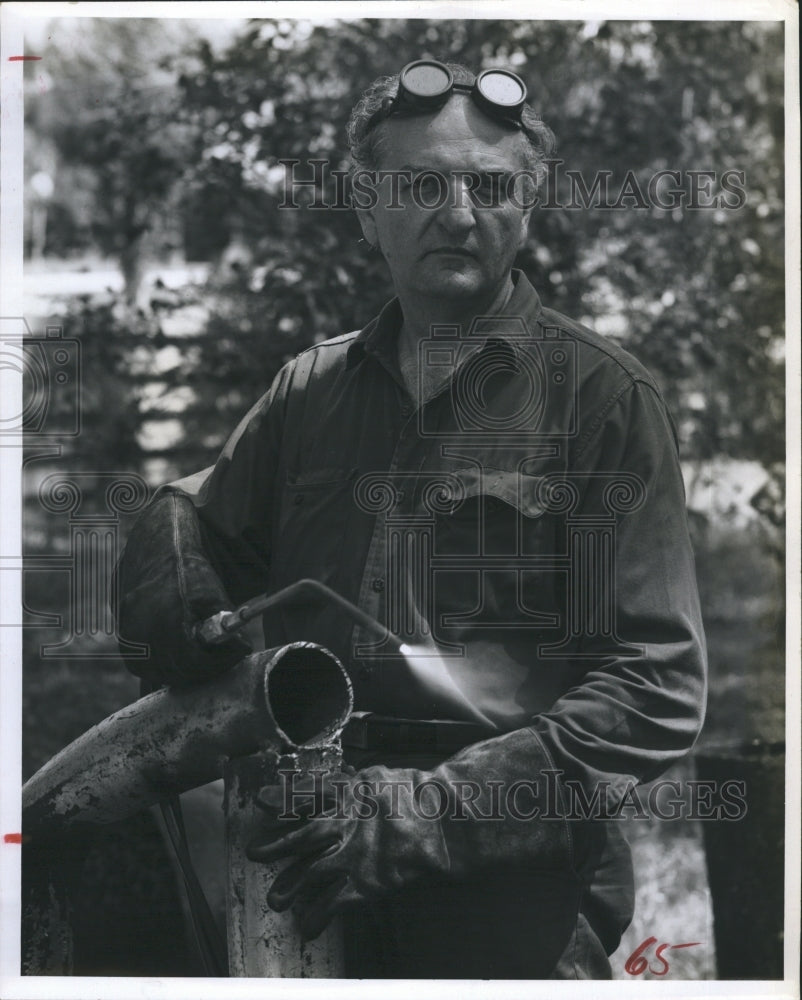 1964 Press Photo Ezio Martinelli Vespa Ringling Museum - Historic Images