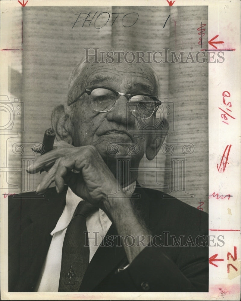 1969 Press Photo 2nd Oldest Pioneer Resident John Freeman Murphy - RSH39721 - Historic Images