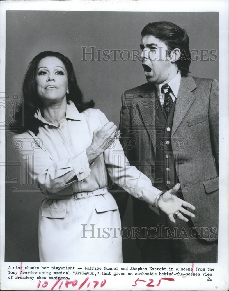 1970 Press Photo Patrice Munsel Stephen Everett Applause - RSH39783 - Historic Images