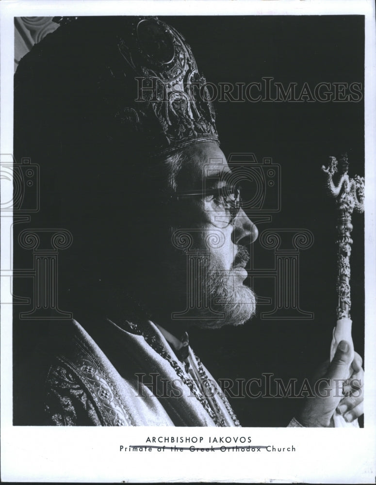 1972 Press Photo Archbishop Iakovos of Greek Orthodox Church. - RSH39889 - Historic Images