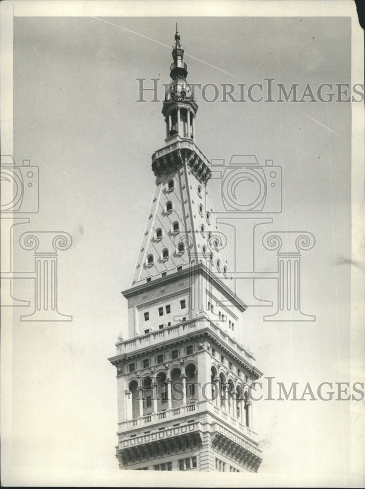 Press Photo Spire of Unknown Tall Building - RSH40013 - Historic Images