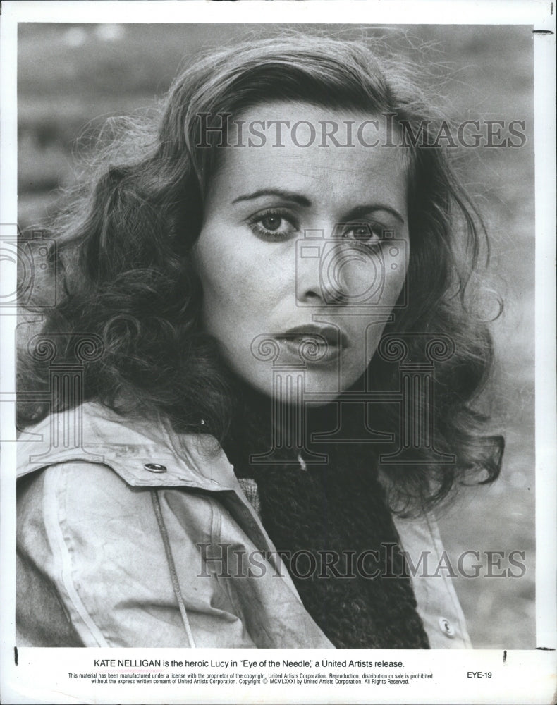 1981 Press Photo Kate Nelligan as Lucy in &quot;The Eye of The needle&quot; - RSH40257 - Historic Images