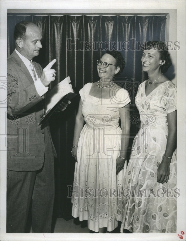 1958 Press Photo John Browleem Ray Nash, Louse Alford. - RSH40307 - Historic Images