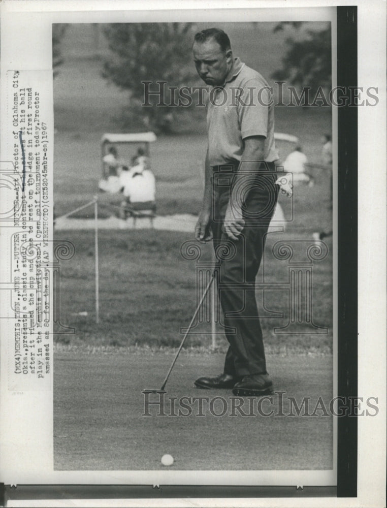 1967 Press Photo Art Proctor Professional Golfer. - Historic Images