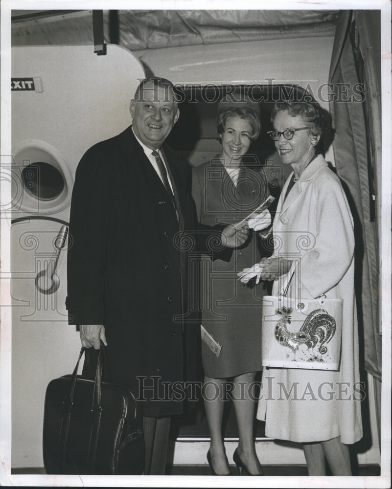 1967 Press Photo Mr. and Mrs Edgar E. Proctor. - Historic Images