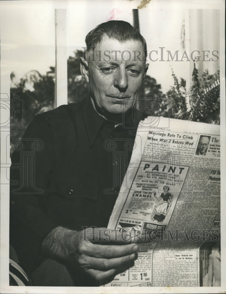 Press Photo Glenn Proctor. - Historic Images