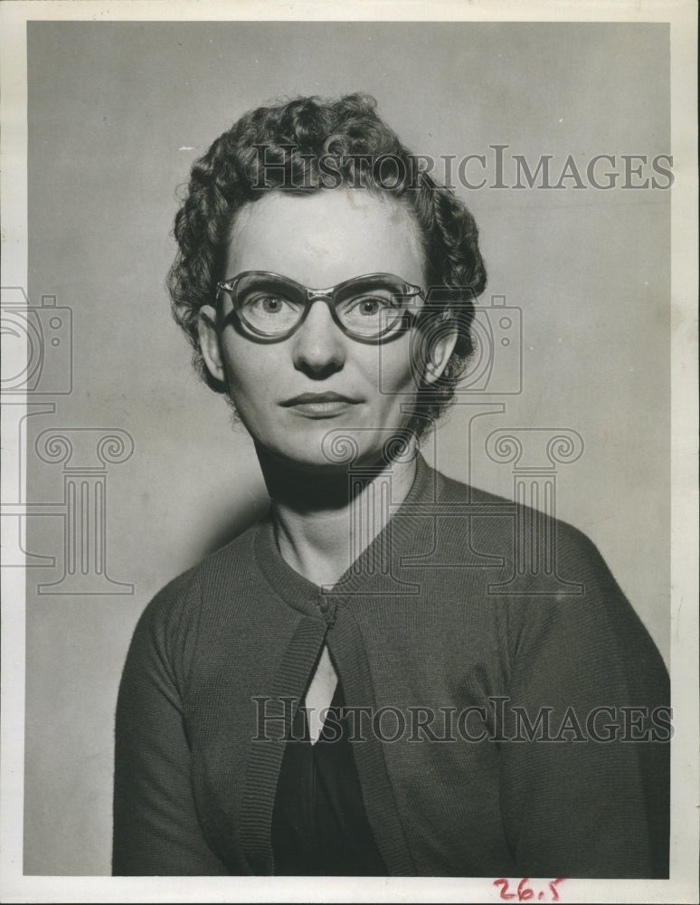 1954 Press Photo Mrs. Peggy Proestos. - RSH40379 - Historic Images