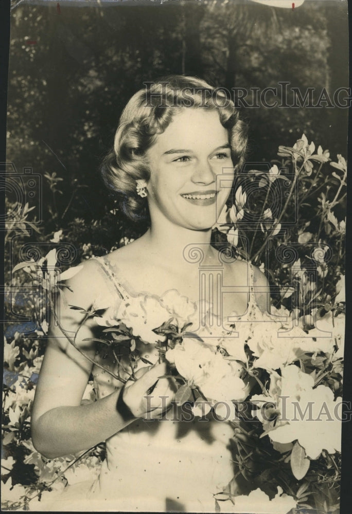 1955 Press Photo MIss Anne Copeland who will reign as queen during Tallahassee&#39;s - Historic Images