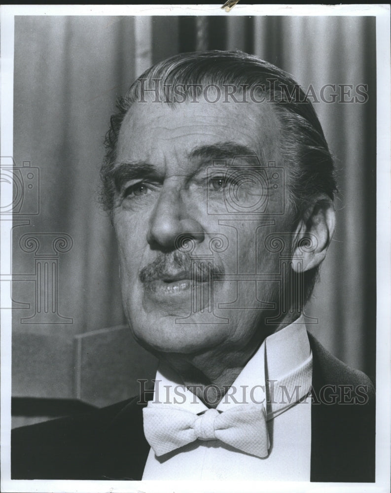 1968 Press Photo Walter Pidgeon the man in the picture - Historic Images