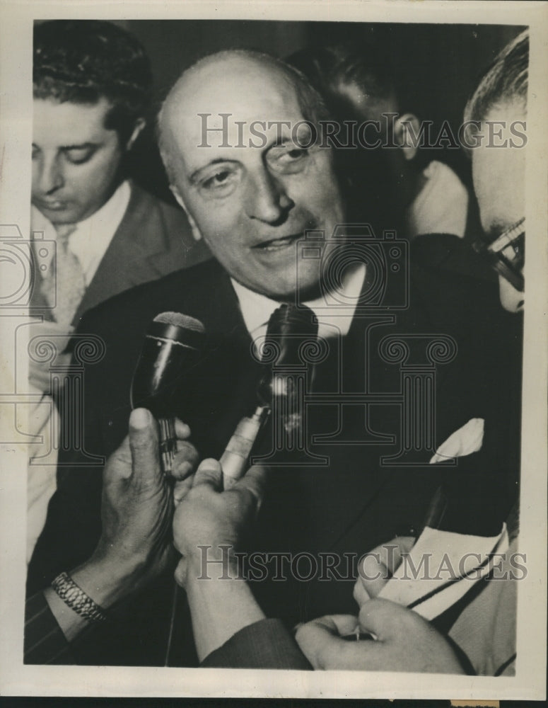 1953 Press Photo Attilio Piccioni the man in the picture - RSH40649 - Historic Images