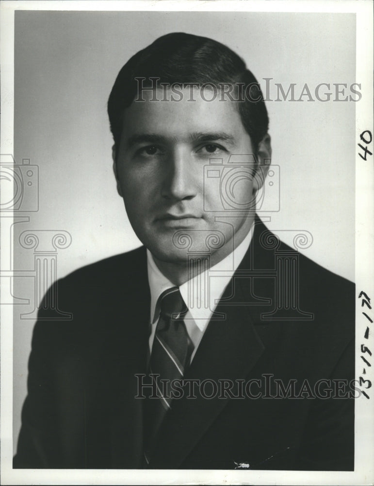 1973 Press Photo Frederick Pierce, Vice President of ABC Television Network - Historic Images