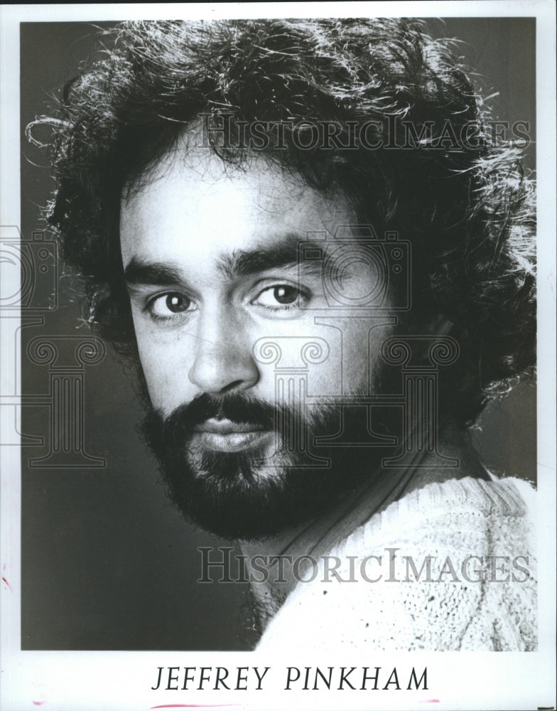 1986 Press Photo Jeffrey Pinkham Singer. - Historic Images