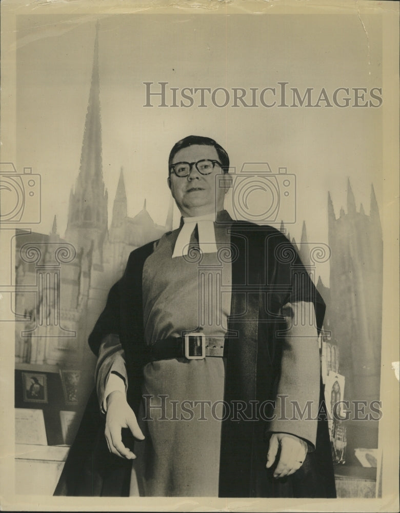 1956 Press Photo Rev. James Pike, bishop - RSH40859 - Historic Images