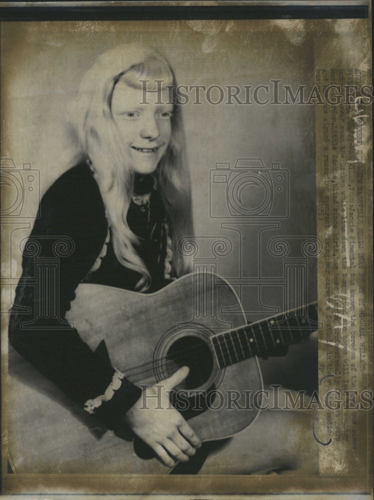 Press Photo Jackie Pimental country music singer. - RSH40885 - Historic Images