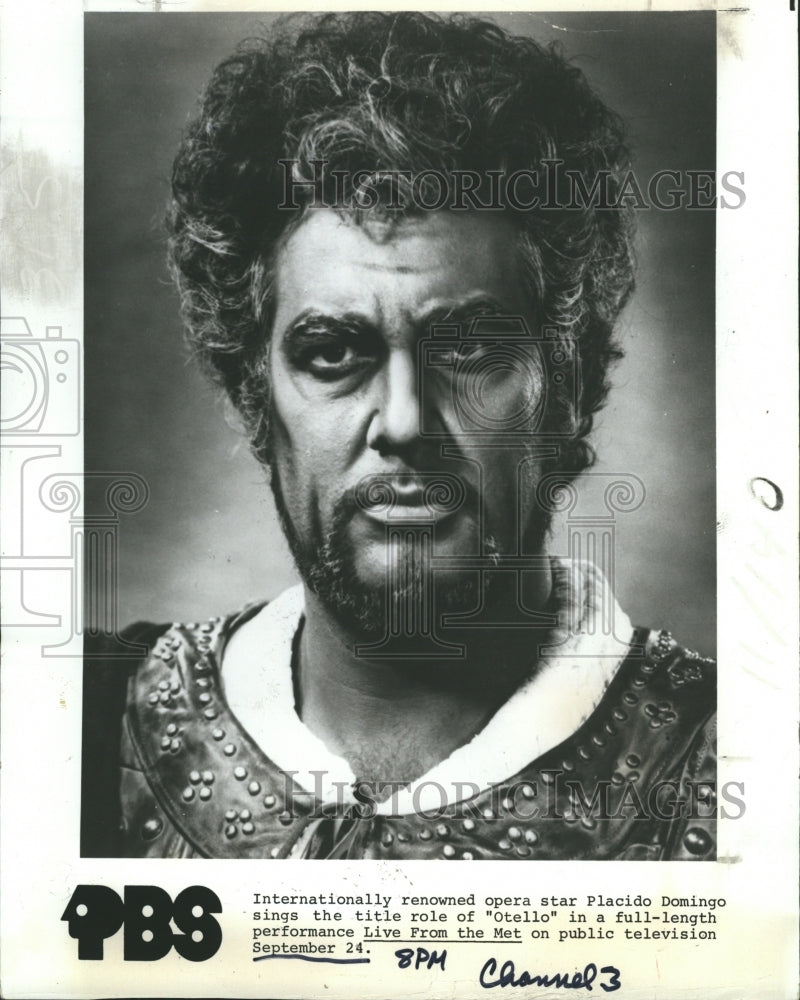 1979 Press Photo Placido Domingo shows in the picture - Historic Images