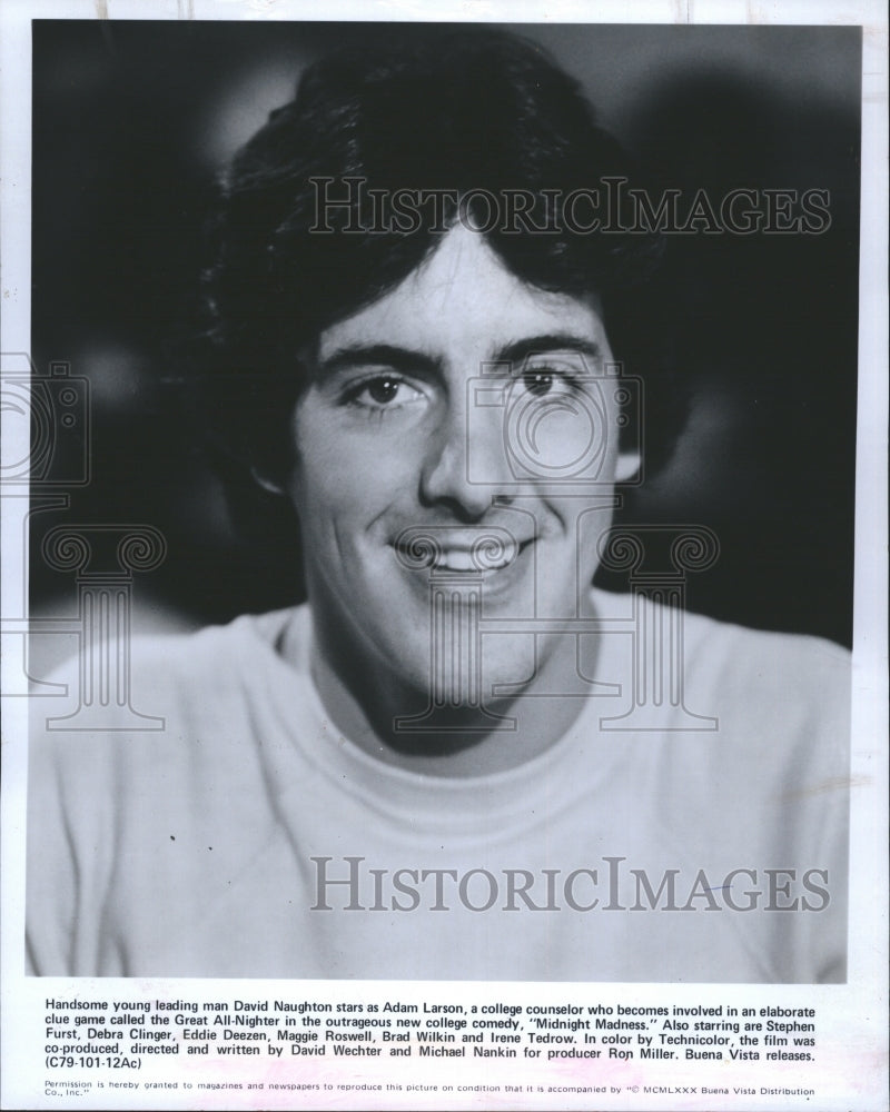 1981 David Naughton in "Midnight Madness" - Historic Images