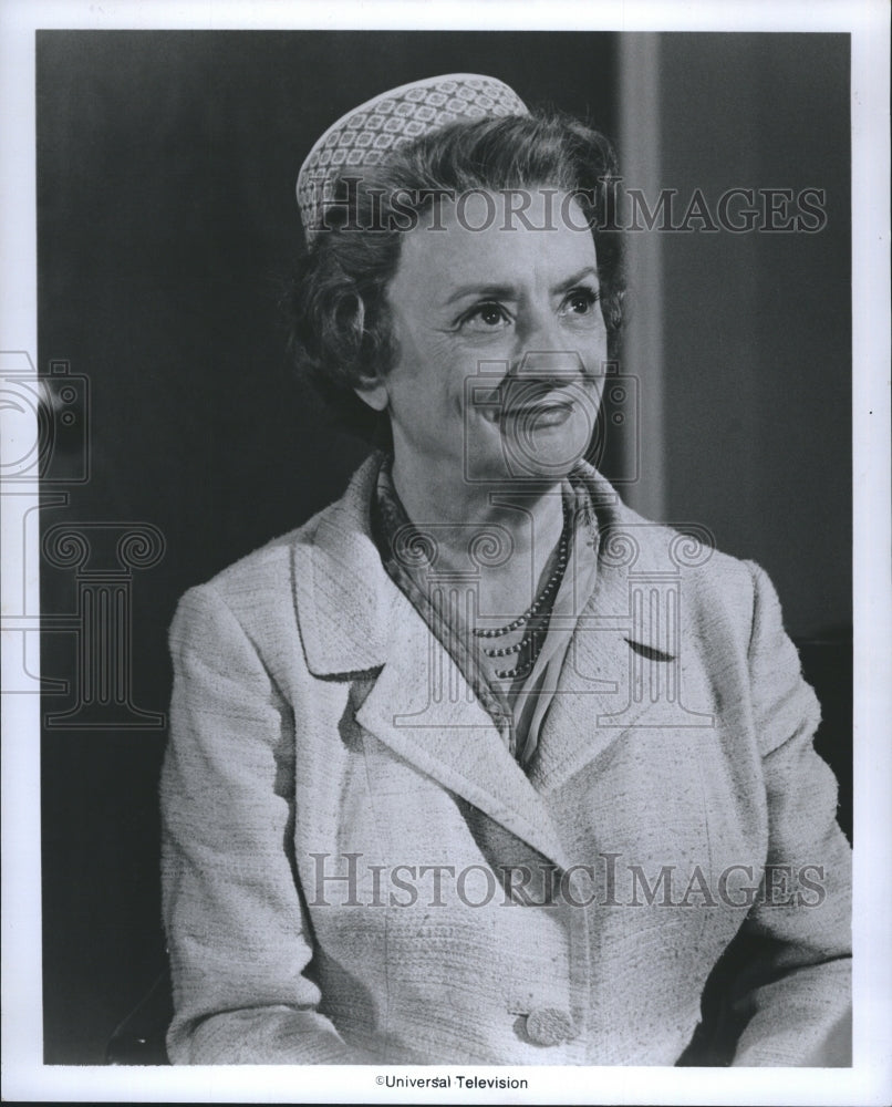1973 Mildred Natwick  American stage and film actress. - Historic Images