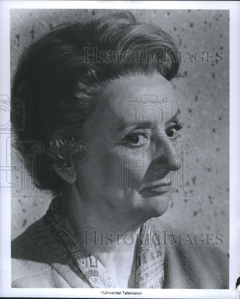 1973 Mildred Natwick American stage and film actress.  - Historic Images