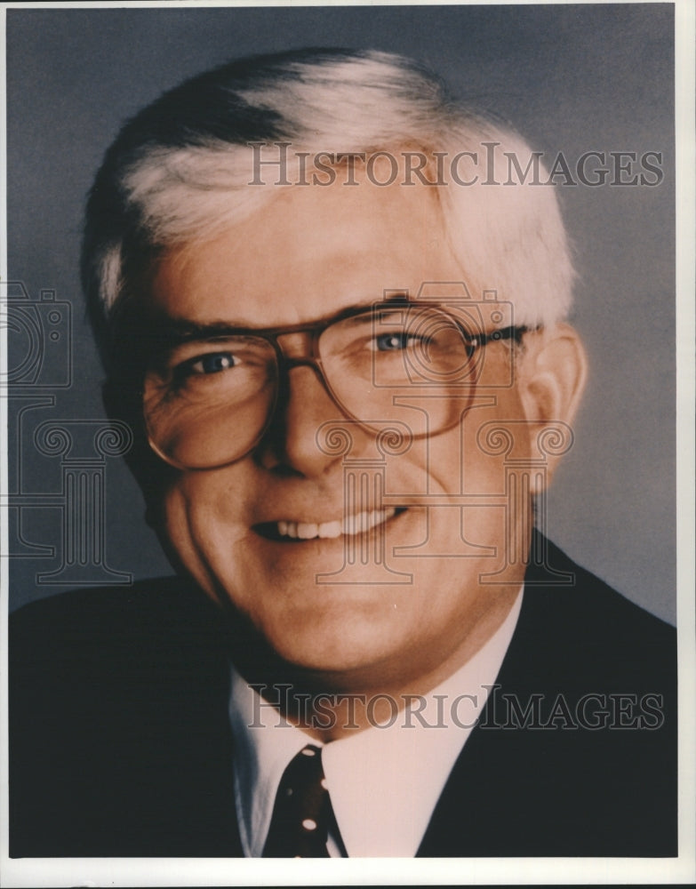 1993 Phil Donahue, inducted into the TV Hall of Fame - Historic Images