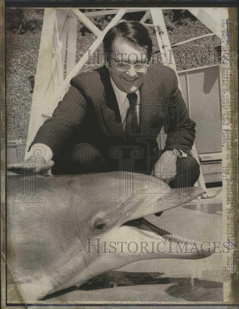 1972 Flipper, the dolphin and a man named Peterson talks about - Historic Images