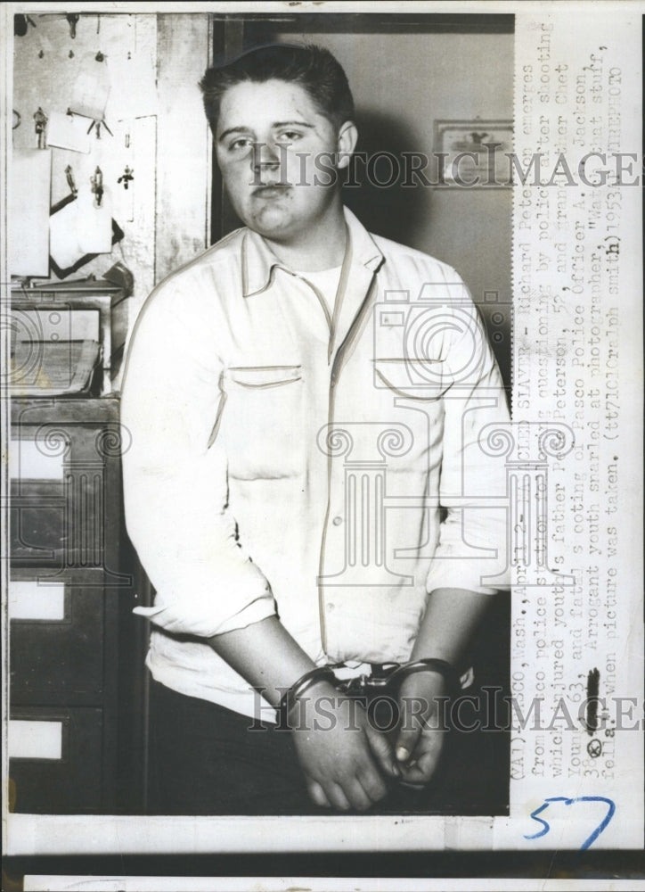 1955 Richard Peterson killed a policeman & shot his father. - Historic Images