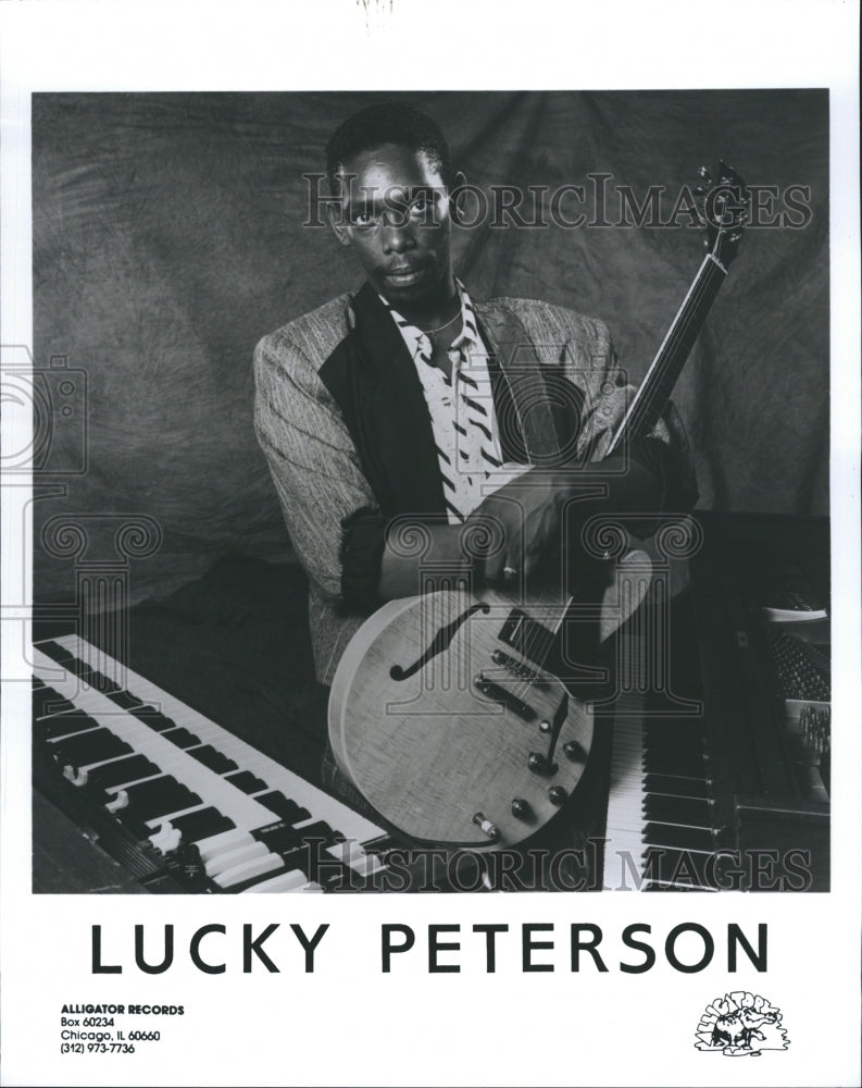 Press Photo Musician Lucky Peterson - Historic Images