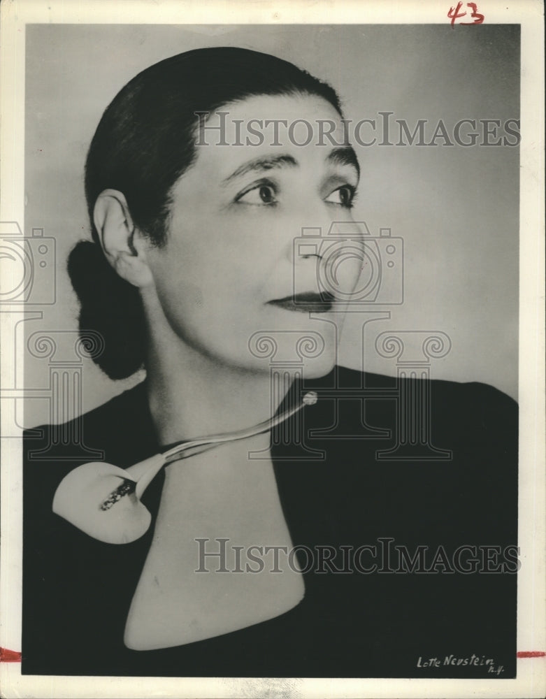 1958 Fannie Hurst, author - Historic Images