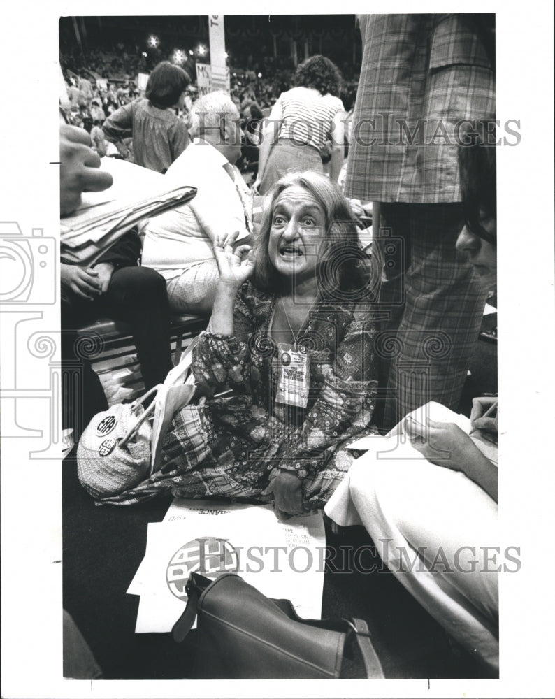 1980 Betty Friedan, at Democratic National Convention.  - Historic Images