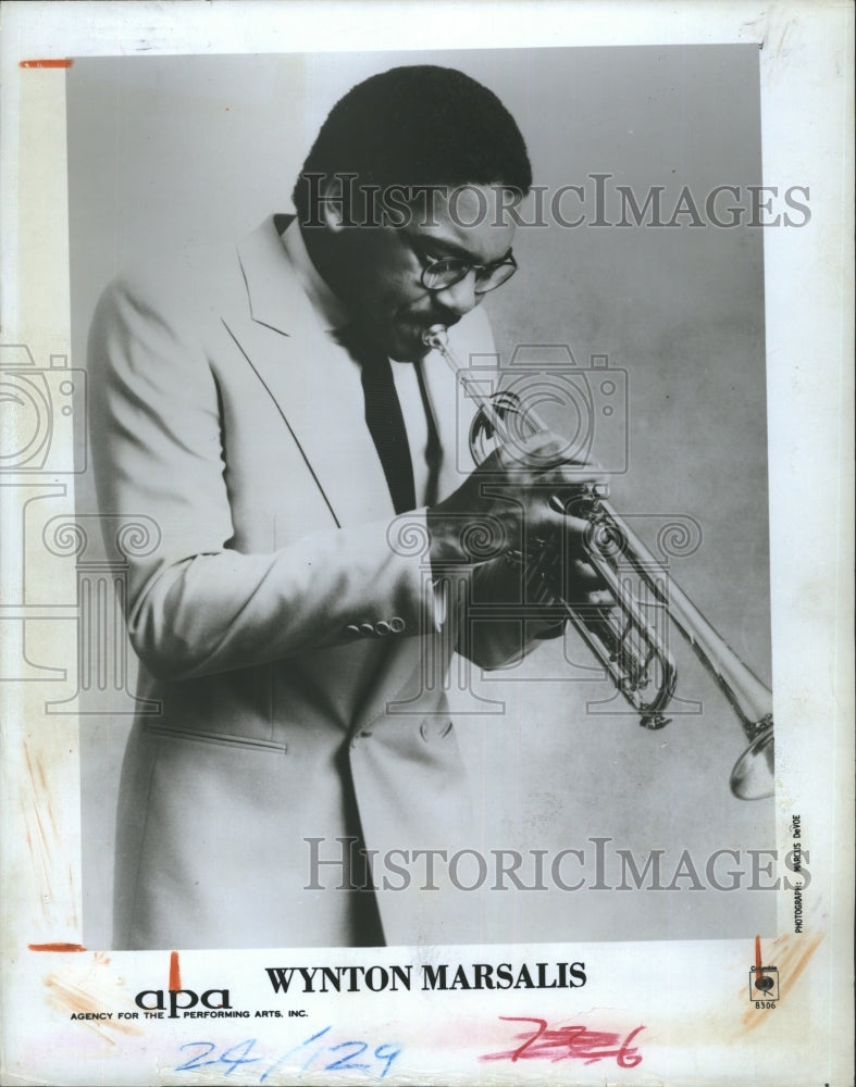 1986 Musician Wynton Marsalis - Historic Images