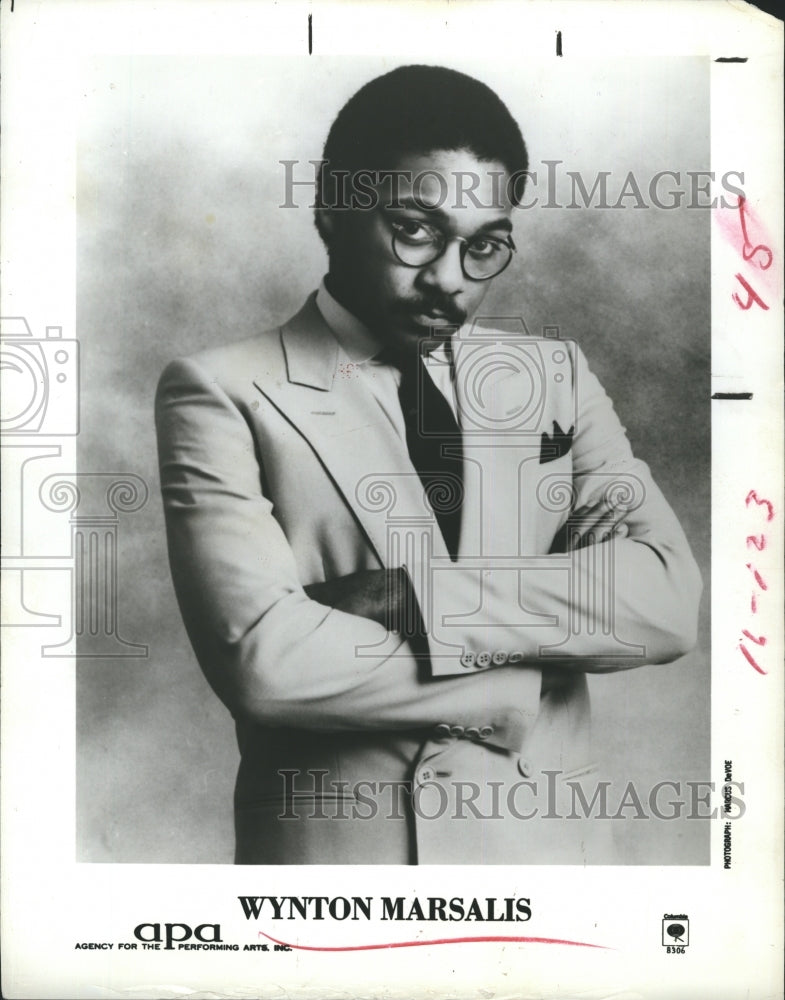 1986 Musician Wynton Marsalis  - Historic Images